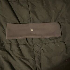 Lululemon Black Nylon Headband